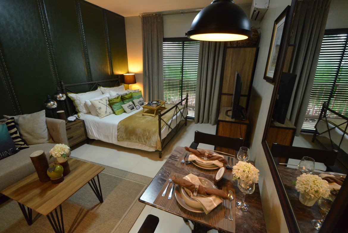 Luxury studio unit in Alpine Villas at Crosswinds Tagaytay