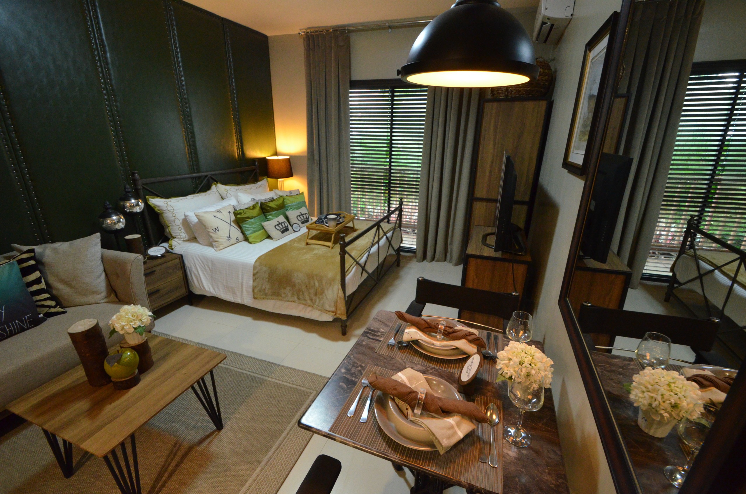 Luxury studio unit in Alpine Villas at Crosswinds Tagaytay