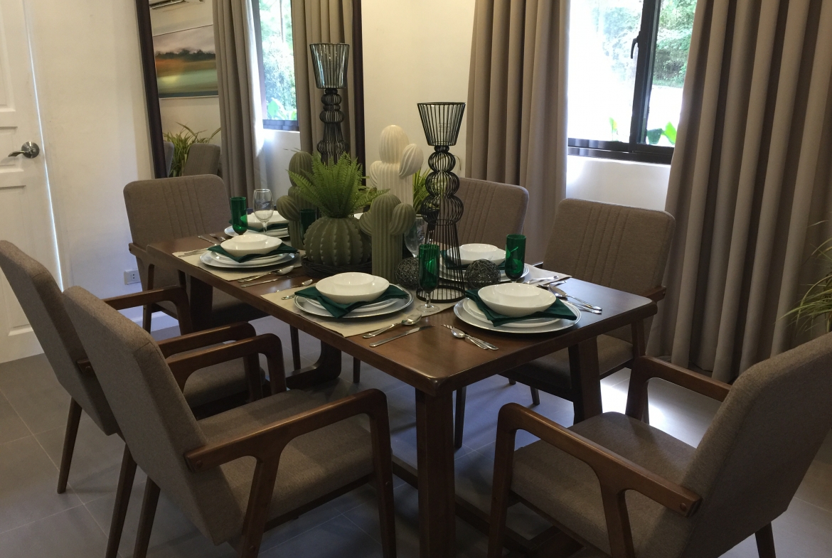 Dining area on the ground floor of Chatelard