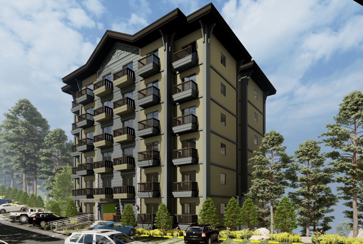 Luxury condo unit of Alpine Villas in Crosswinds Tagaytay