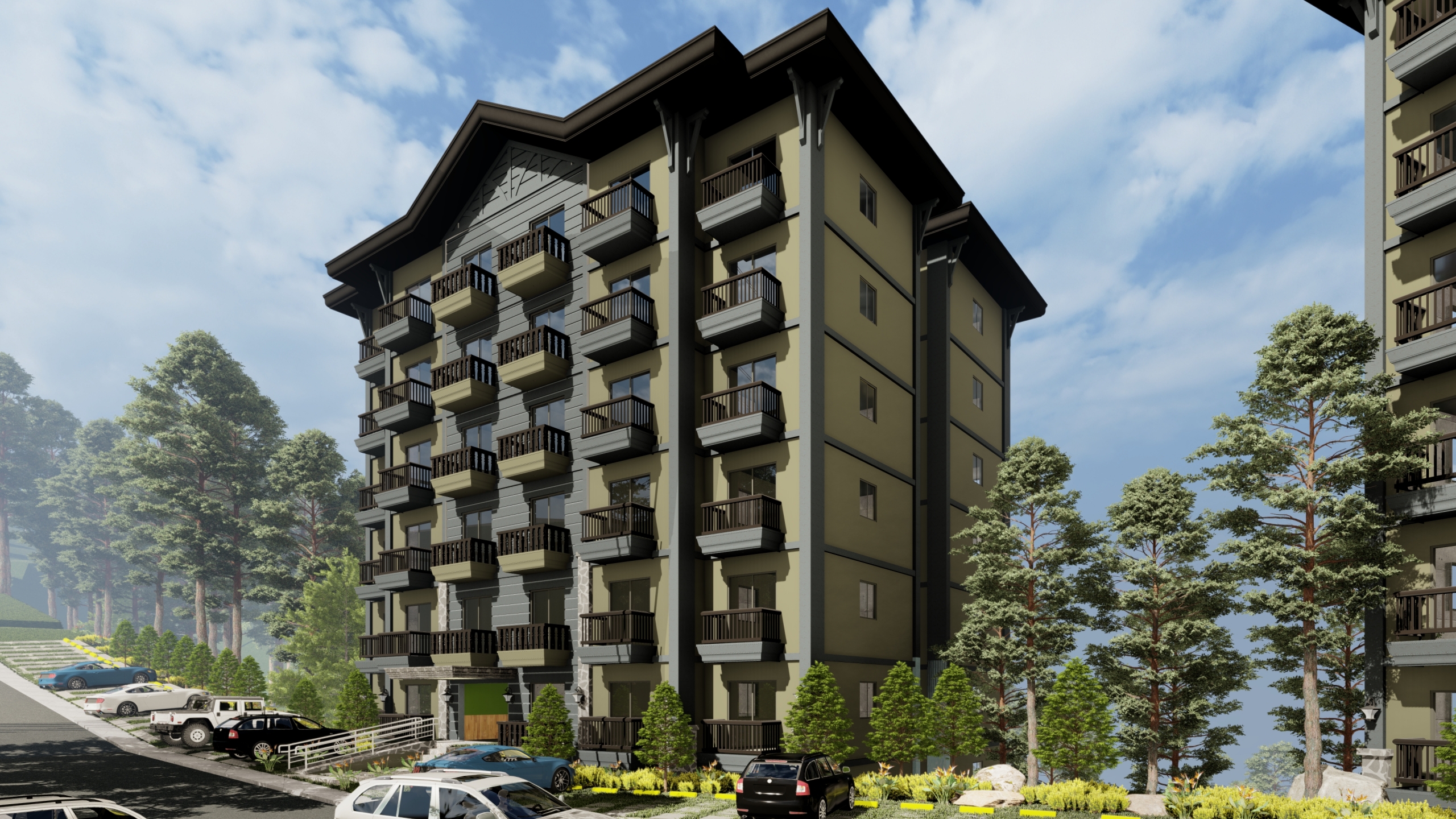 Luxury condo unit of Alpine Villas in Crosswinds Tagaytay