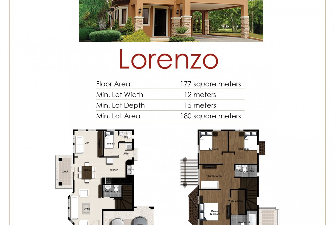 Floor plan of Lorenzo Luxury Home