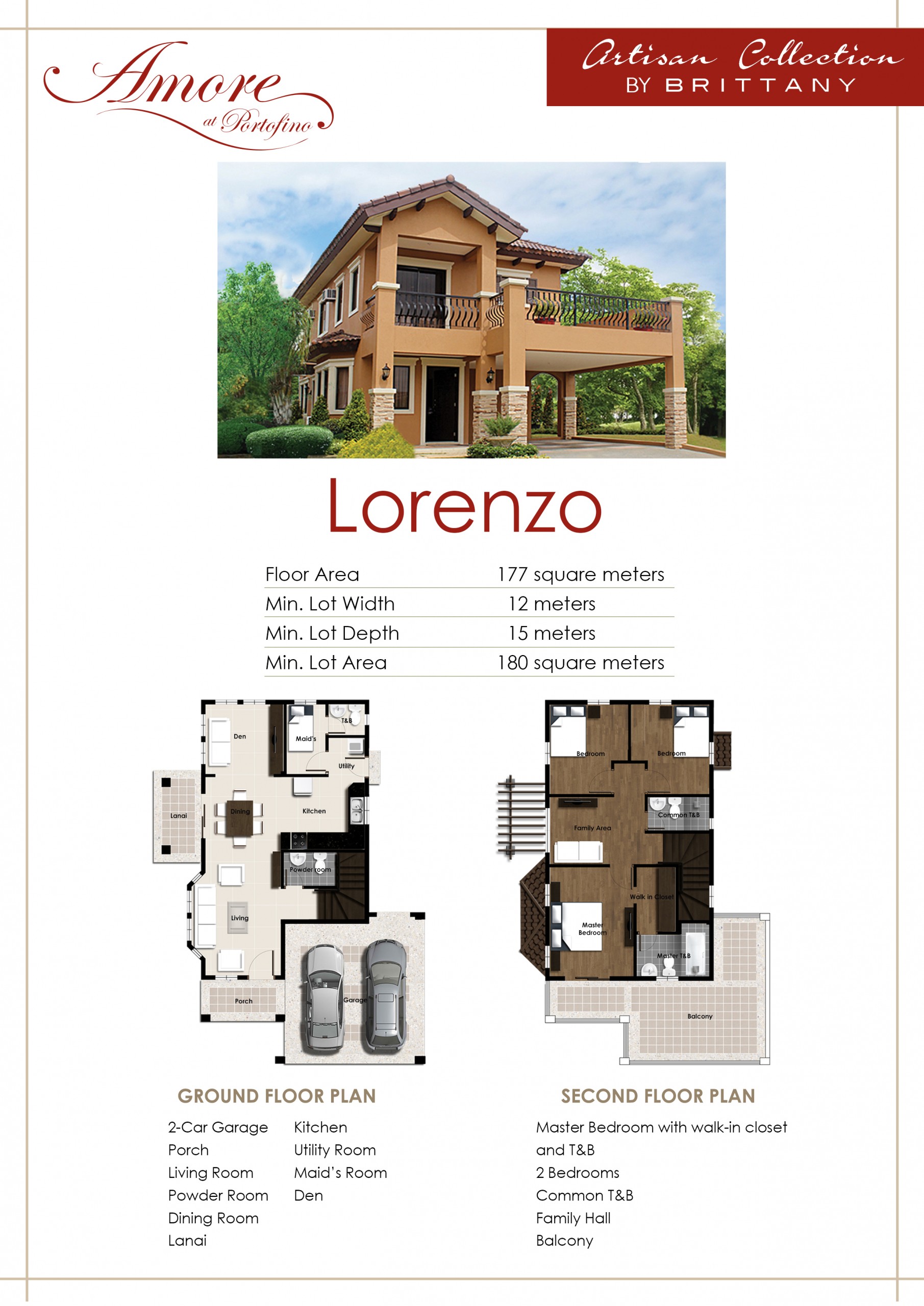 Floor plan of Lorenzo Luxury Home