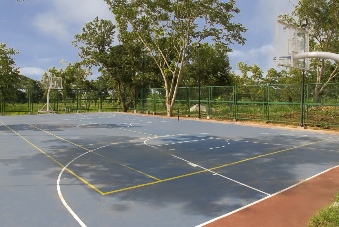 Basketball court within Georgia club and augusta's Clubhouse