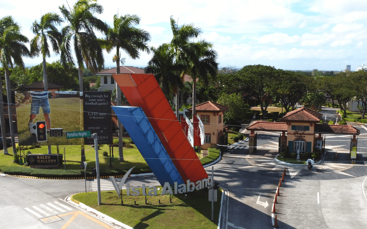 Entrance of the Italian-inspired community of Portofino