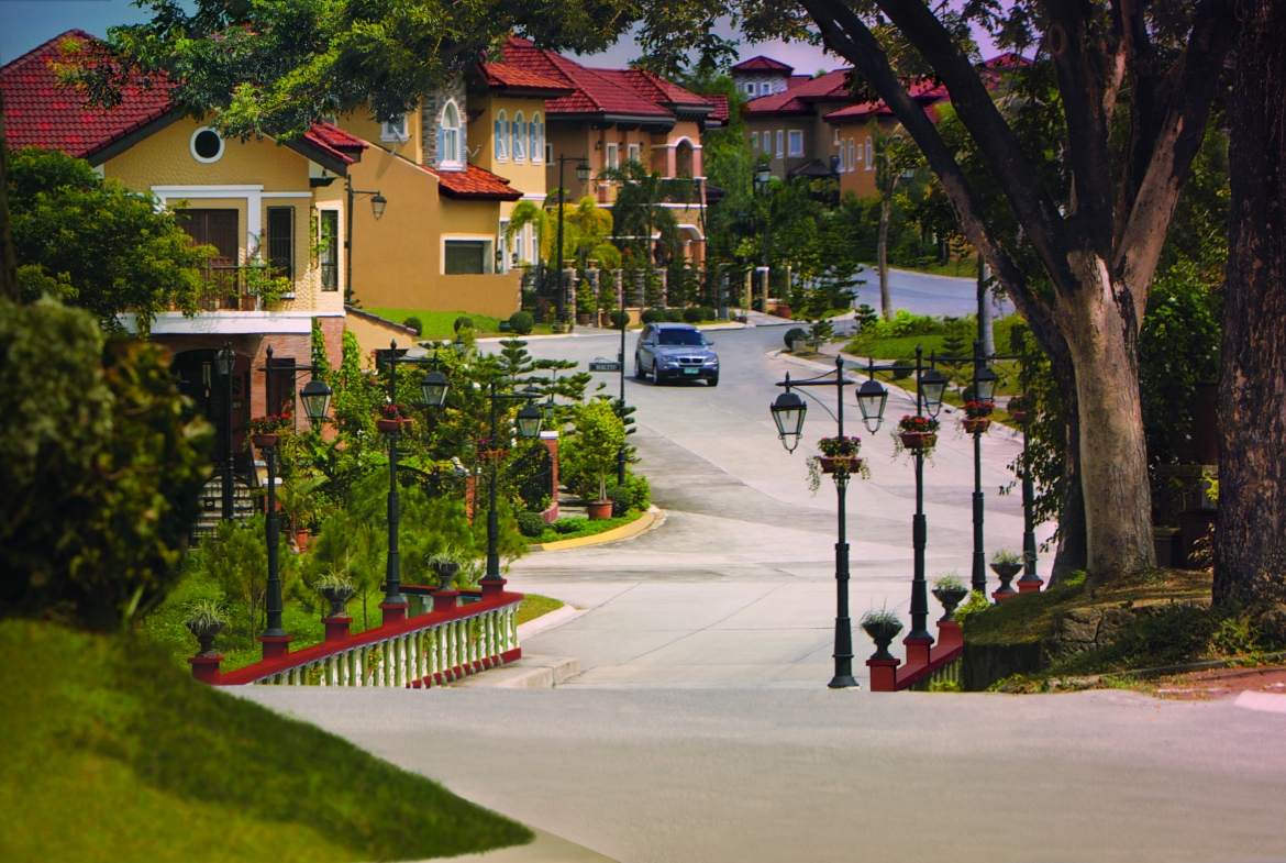 Roads inside the Italian-inspired community of Portofino