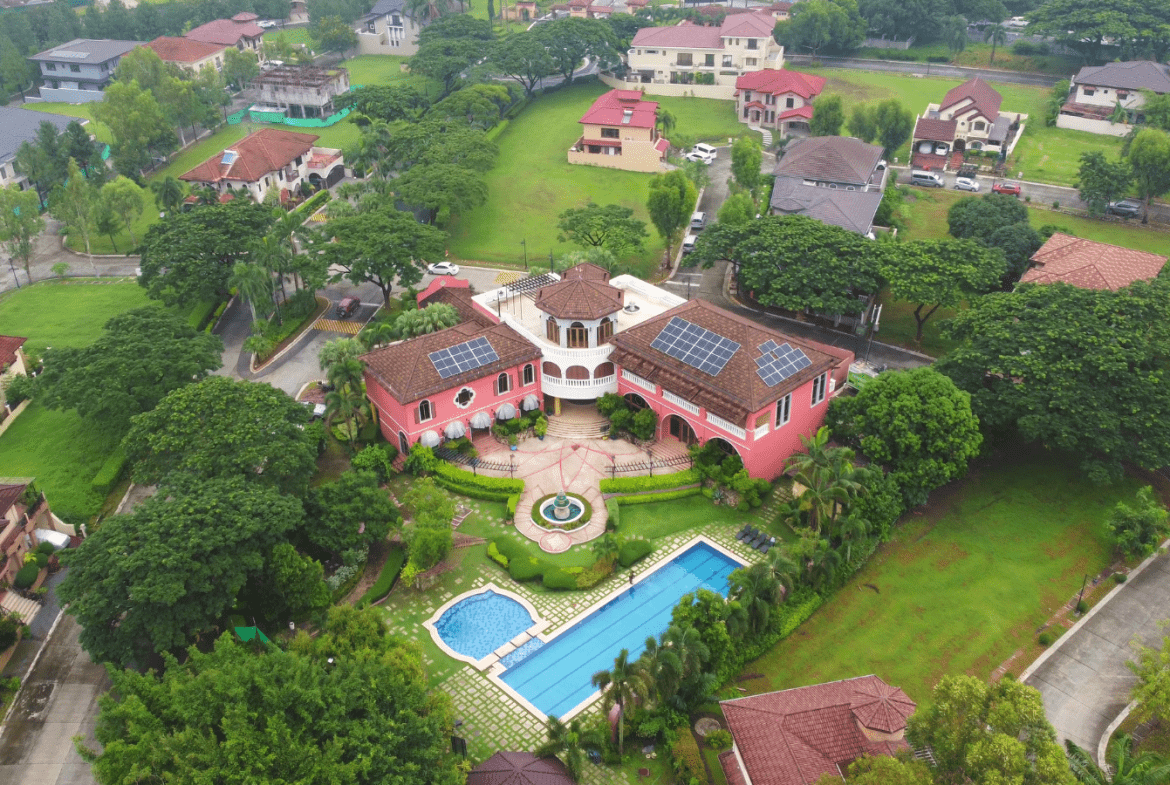 Areal shot of the world-class community of Portofino