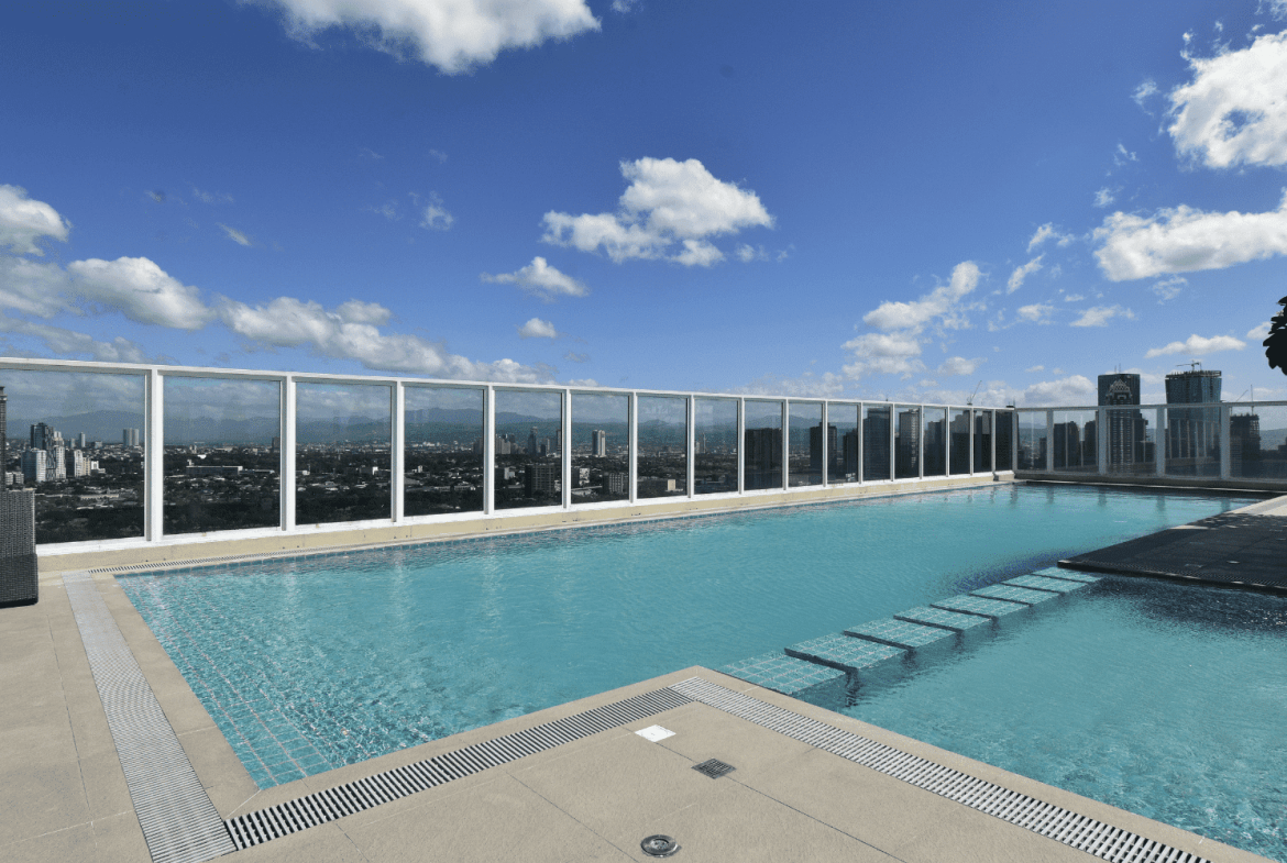 swimming pool with a beautiful view