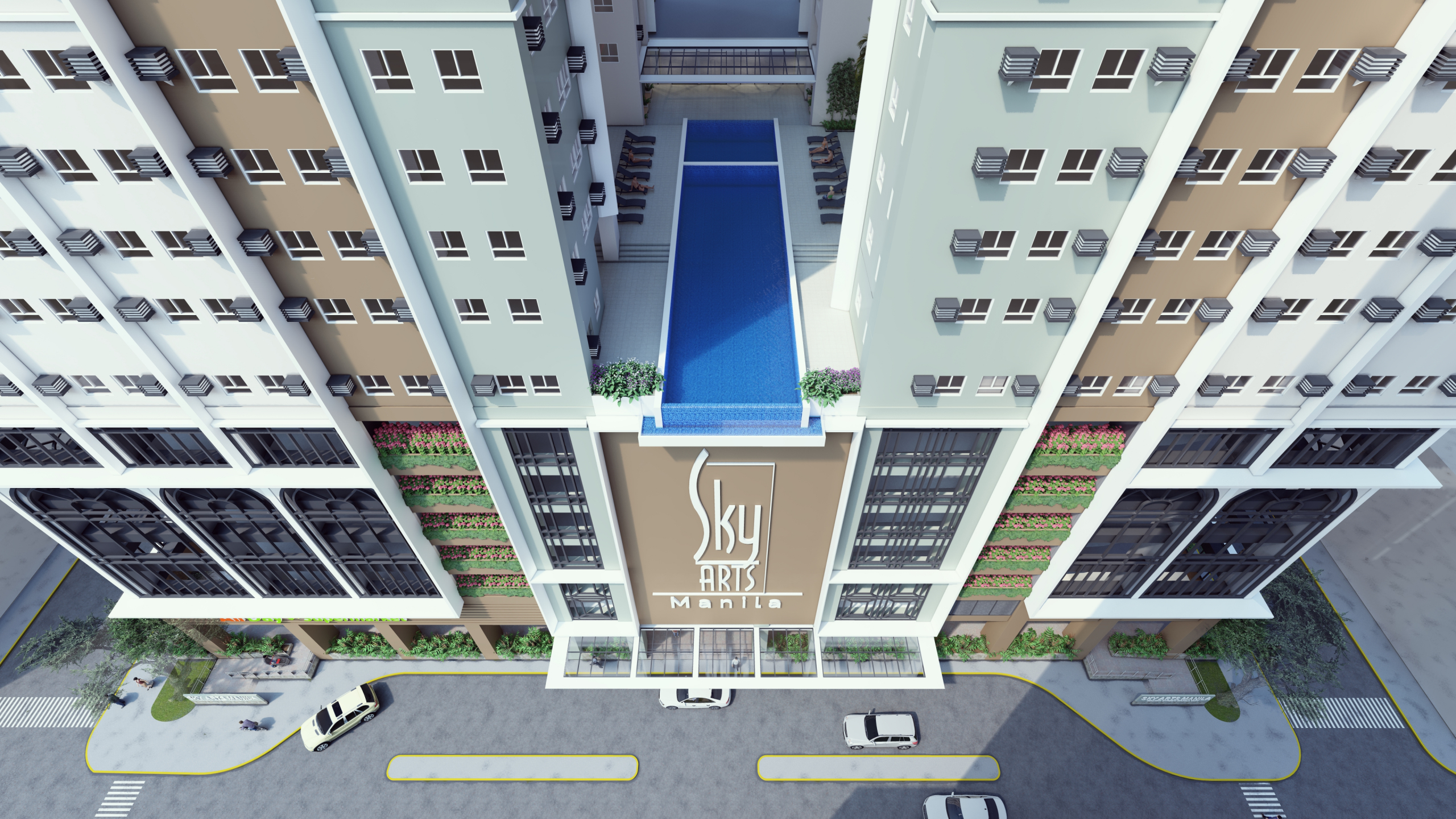 Sky Arts Manila Facade