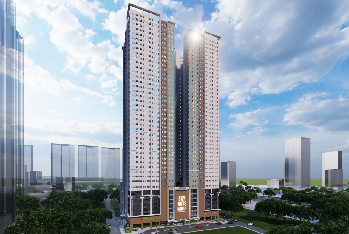 Sky Arts Manila Building Perspective