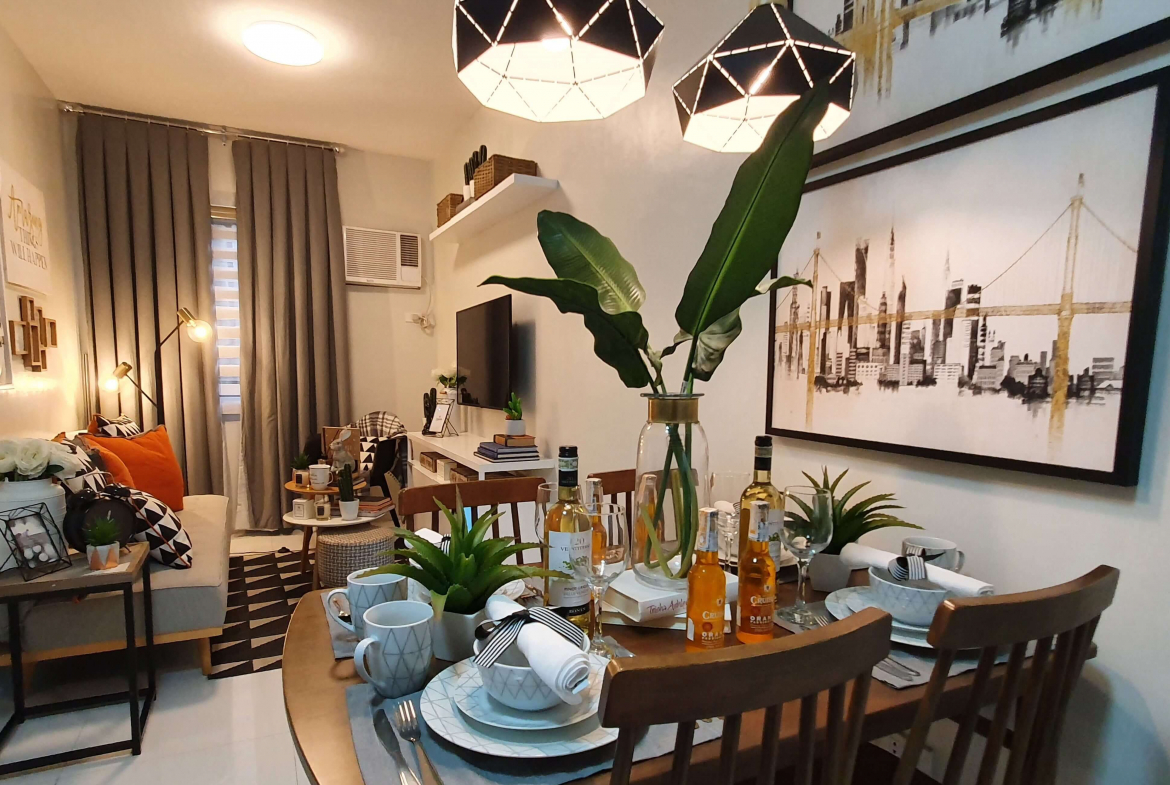 Kitchen and Dining Area of Manors Bacolod Condo Unit