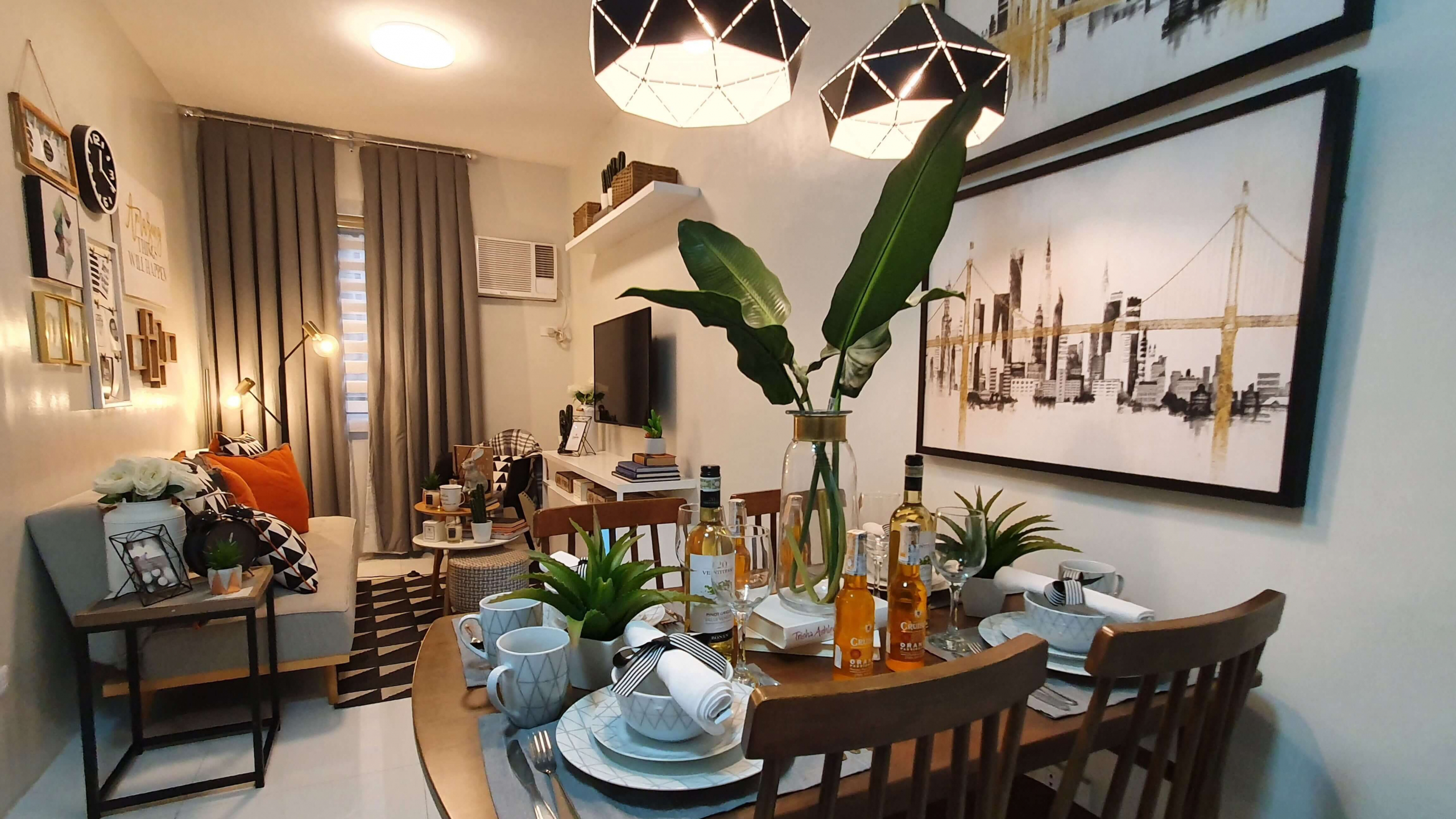 Kitchen and Dining Area of Manors Bacolod Condo Unit