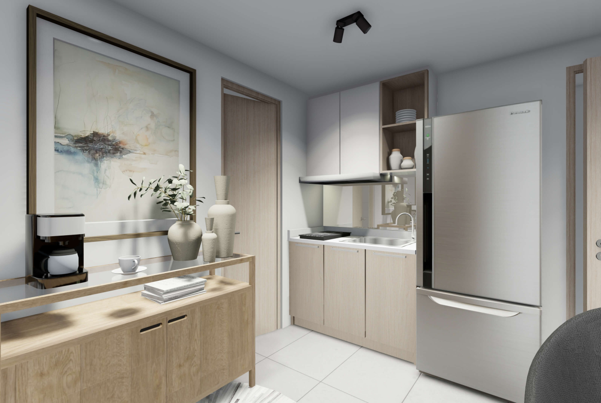 kitchen-augusta-residences-one-bedroom