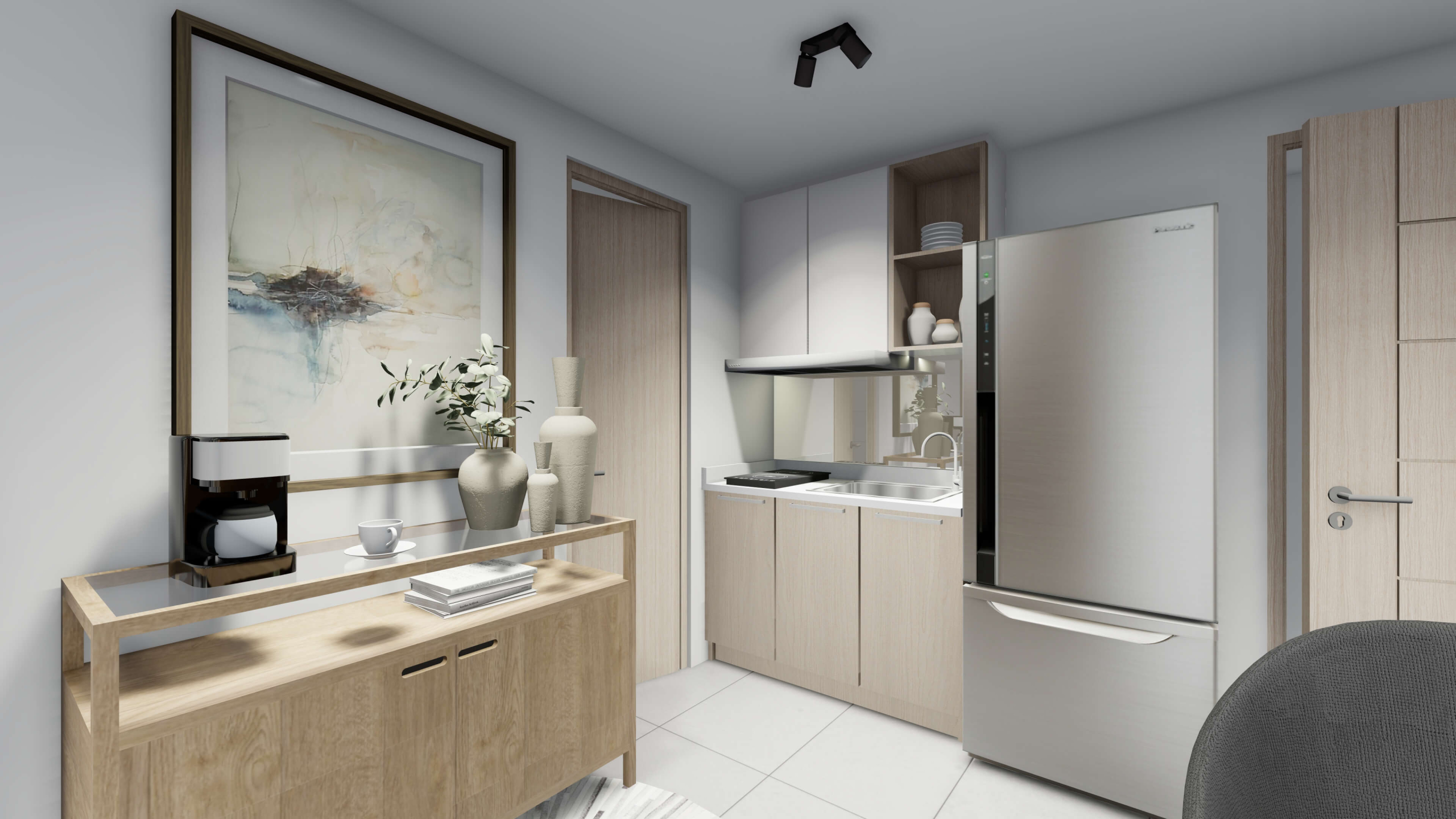 kitchen-augusta-residences-one-bedroom