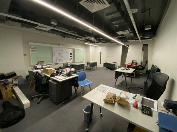 Spacious 46 sqm office space for lease in BGC, located inside Brittany Hotel. Features a modern, professional layout with ample natural light and a prime business address near SM Aura.